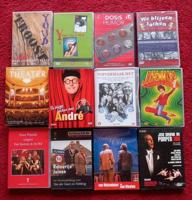 12 Cabaret, Humor en/of Theater dvd's, Cd's en Dvd's, Dvd's | Cabaret en Sketches, Zo goed als nieuw, Stand-up of Theatershow