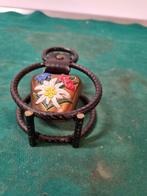 koebel tafelbel vintage bewerkt bloemen, Verzamelen, Ophalen of Verzenden