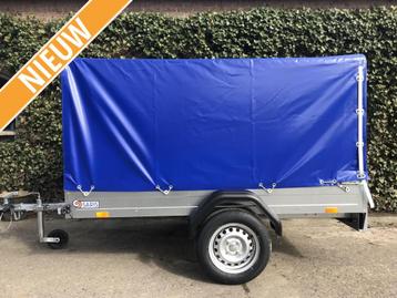 Saris King 75 met huif XL aanhangwagen + Huif beschikbaar voor biedingen