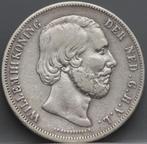 Nette rijksdaalder 1850 - 2 1/2 gulden 1850 Willem 3, Zilver, 2½ gulden, Koning Willem III, Losse munt