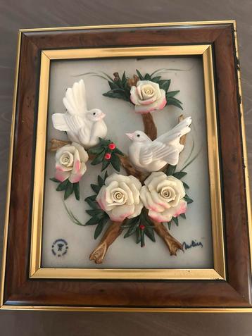 Capodimonte porcelein schilderij beschikbaar voor biedingen