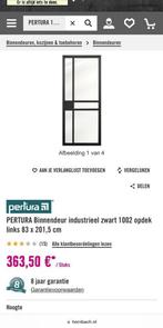 Glazen binnendeur, Doe-het-zelf en Verbouw, Deuren en Horren, Nieuw, 80 tot 100 cm, Ophalen of Verzenden, Hout