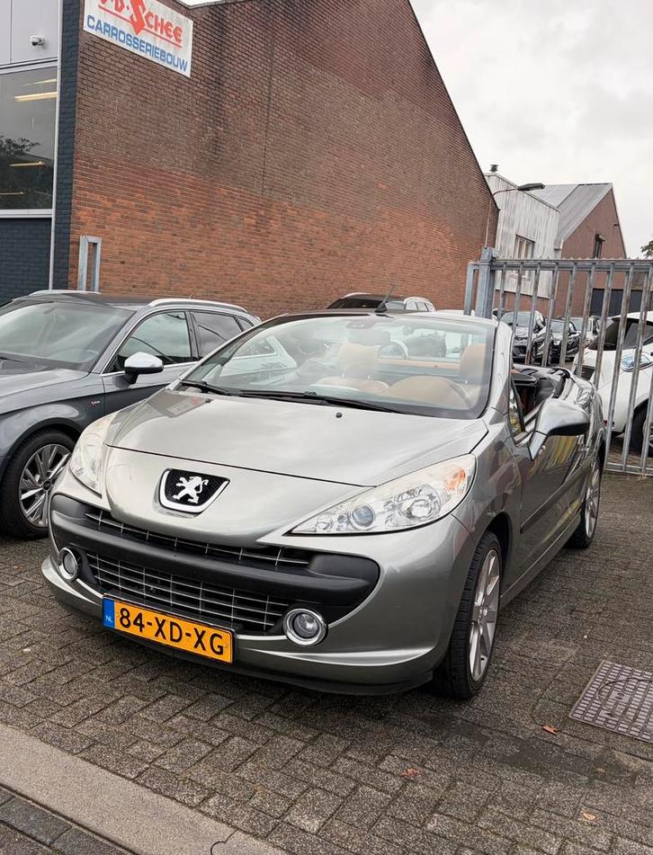 Peugeot 207 1.6 VTI CC 2007 AUTOMAAT Grijs, Auto's, Peugeot, Particulier, Benzine, D, Cabriolet, Automaat, Origineel Nederlands