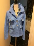 Boucle winterjasje, Kleding | Dames, Jassen | Winter, Ophalen of Verzenden, Zo goed als nieuw, Maat 42/44 (L), Blauw