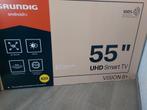 LED TV NIEUWE 55 INCH GRUNDIG. SMART   ANDROID 4K.LED  TV, Audio, Tv en Foto, Televisiebeugels, Nieuw, Ophalen of Verzenden