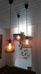 LP vinyl hanglampen set 3 maten 33,45,78T, Ophalen of Verzenden, Zo goed als nieuw, Kunststof, Minder dan 50 cm