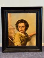 Olieverf Schilderij met Lijst - Portret, Antiek en Kunst, Kunst | Schilderijen | Klassiek, Ophalen