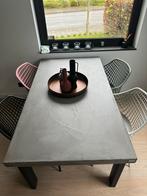 Xooon Toro eettafel betonlook 160 x 90 cm, Huis en Inrichting, 50 tot 100 cm, Rechthoekig, Zo goed als nieuw, Ophalen