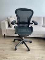 Herman Miller Aeron Graphite bureaustoel/gamestoel, Gaming bureaustoel, Zwart, Ophalen of Verzenden, Zo goed als nieuw