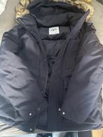 Zara Winterjas Blauw Maat M, Ophalen of Verzenden, Zo goed als nieuw, Maat 38/40 (M), Blauw