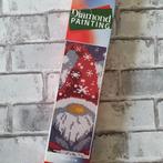 Diamond painting kerst gnome 30x30cm DIY kit zelf maken, Hm, Nieuw, T, Ophalen of Verzenden