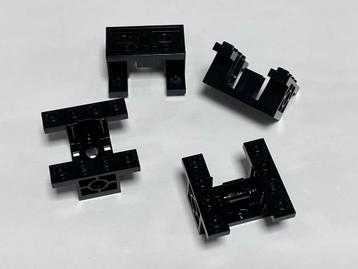 Partij 4x nieuwe zwarte Lego Technic Gearbox 4x4x1 2/3 beschikbaar voor biedingen