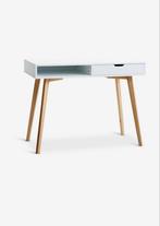 Bureau Wit 50x100, Huis en Inrichting, Tafels | Sidetables, Ophalen, Zo goed als nieuw, Rechthoekig
