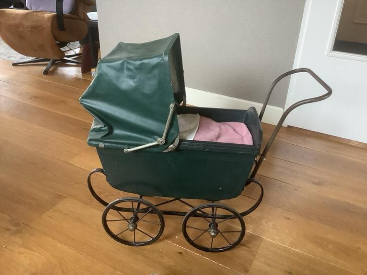 Antieke Poppenkinderwagen - Goede Staat!, Antiek en Kunst, Antiek | Speelgoed, Ophalen