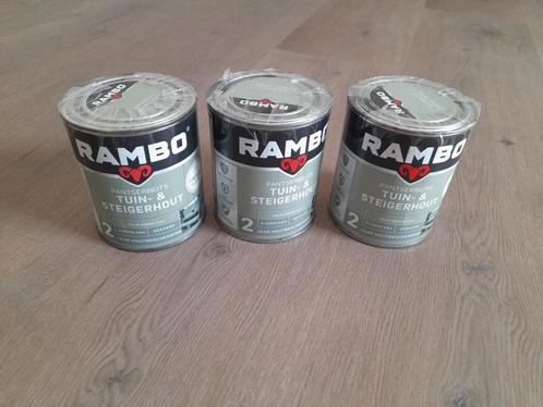 Te koop 3 x nieuwe Rambo verf Helm groen vintage, Doe-het-zelf en Verbouw, Verf, Beits en Lak, Nieuw, Verf, Minder dan 5 liter