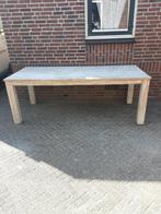 Teakhouten tafel. Nieuw., Vijf personen of meer, Rechthoekig, Nieuw, 200 cm of meer