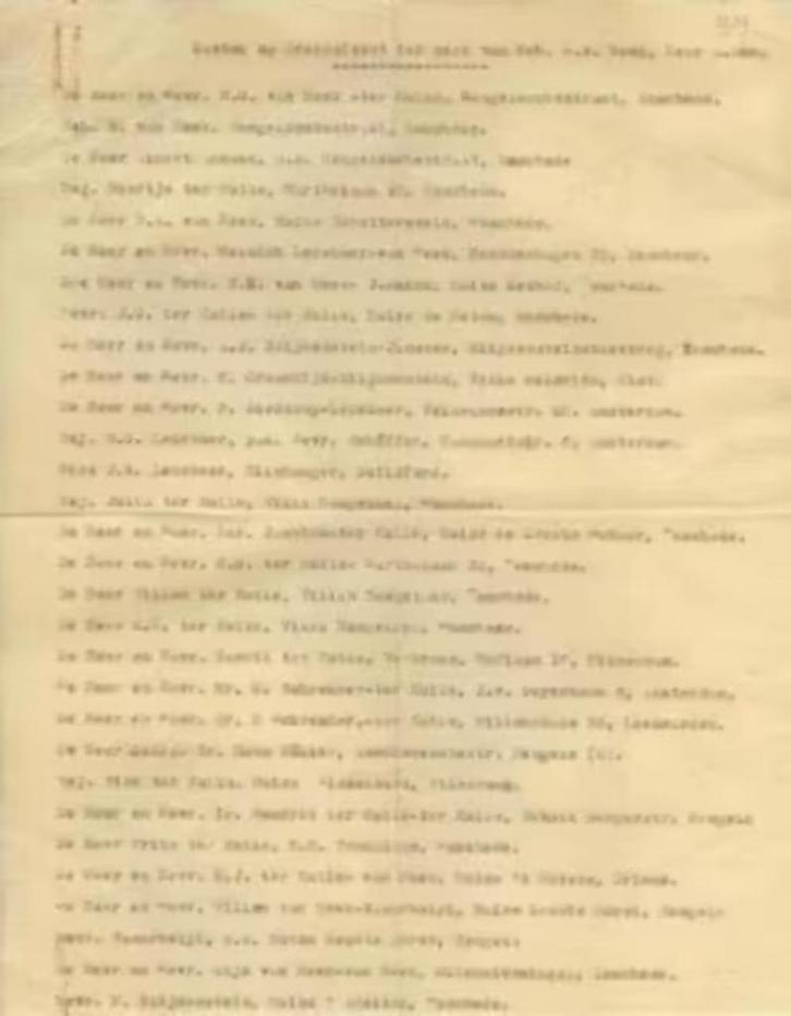 Bruiloftfeest Huwelijk Amman - Van Heek Enschede 1939., Verzamelen, Overige Verzamelen, Zo goed als nieuw, Ophalen of Verzenden