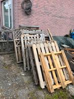 GRATIS pallets, hout en tuinhout, Doe-het-zelf en Verbouw, Hout en Planken, Ophalen, Gebruikt, Minder dan 200 cm, Pallet
