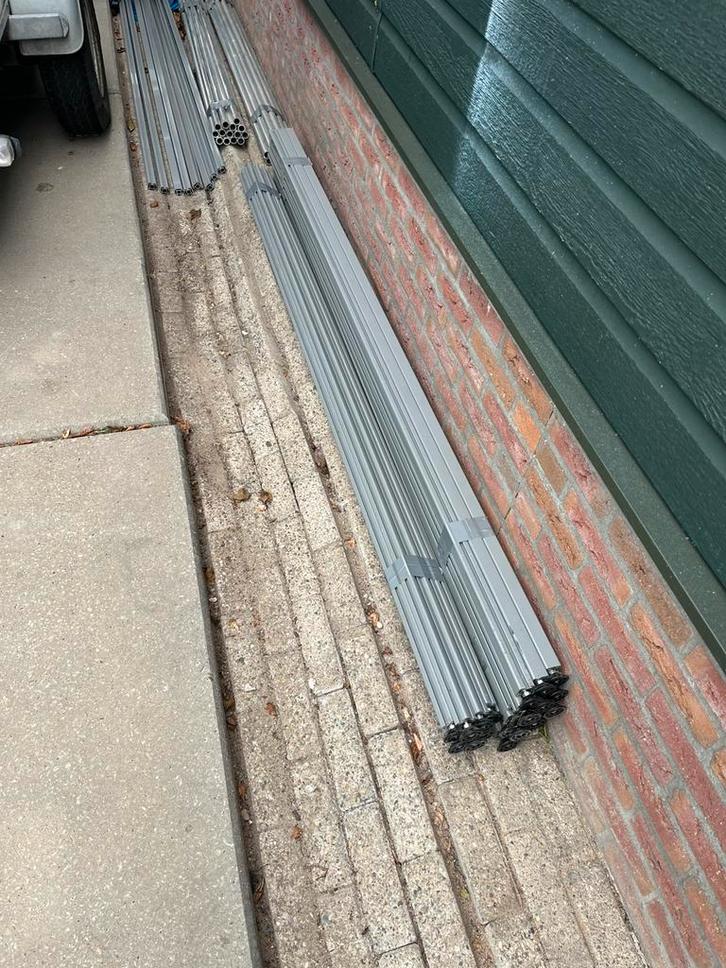 Aluminium Frameprofiel ITEM REXROTH profiel BSB 30x30, Doe-het-zelf en Verbouw, Metalen, Zo goed als nieuw, Aluminium, Ophalen