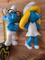 2 grote smurfen +/- 12 cm hoog, Verzamelen, Smurfen, Brilsmurf, Ophalen of Verzenden, Zo goed als nieuw