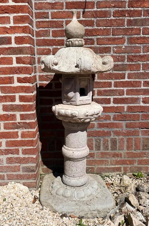Japanse Lantaarn , zware kwaliteit , Kasuga !, Tuin en Terras, Tuinbeelden, Gebruikt, Overige typen, Overige materialen, Ophalen
