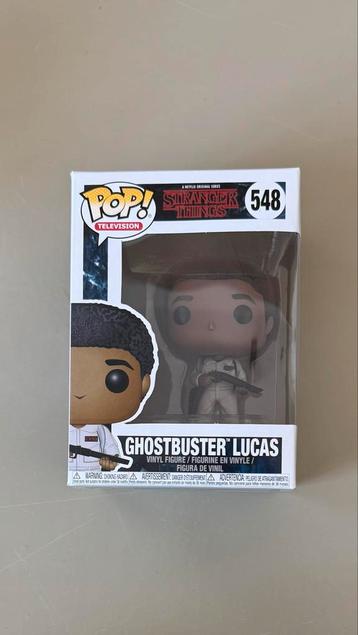 Funko Pop Stranger Things Ghostbuster Lucas #548 - Mint beschikbaar voor biedingen