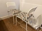 white table and chairs, Huis en Inrichting, Complete eetkamers, Ophalen, Zo goed als nieuw, 4 tot 6 stoelen