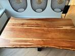 EettafelBLAD 200cm acaciahout. (Zonder poot!), Huis en Inrichting, Tafels | Eettafels, 100 tot 150 cm, 200 cm of meer, Ophalen of Verzenden