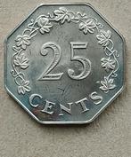 Malta, 25 cents 1976 FM, Ophalen of Verzenden, Overige landen, Losse munt