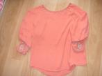 blouse oranje met glitters, Kleding | Dames, Oranje, Ophalen of Verzenden, Zo goed als nieuw, Maat 36 (S)