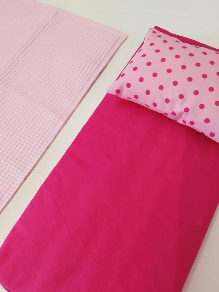 Poppenbed setjes matras, deken kussen, Kinderen en Baby's, Speelgoed | Poppen, Nieuw, Babypop, Ophalen of Verzenden