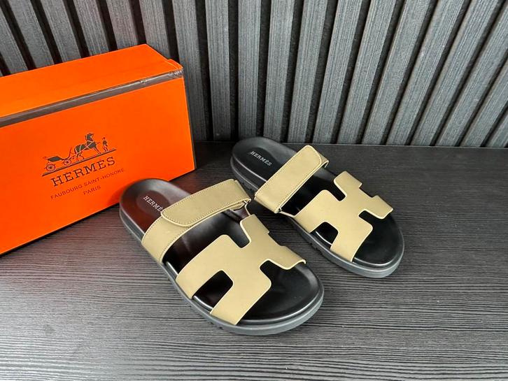 Hermes Chypre Sandalen - Groen - Diverse Maten - Nieuw, Kleding | Heren, Schoenen, Sandalen, Overige kleuren, Ophalen of Verzenden
