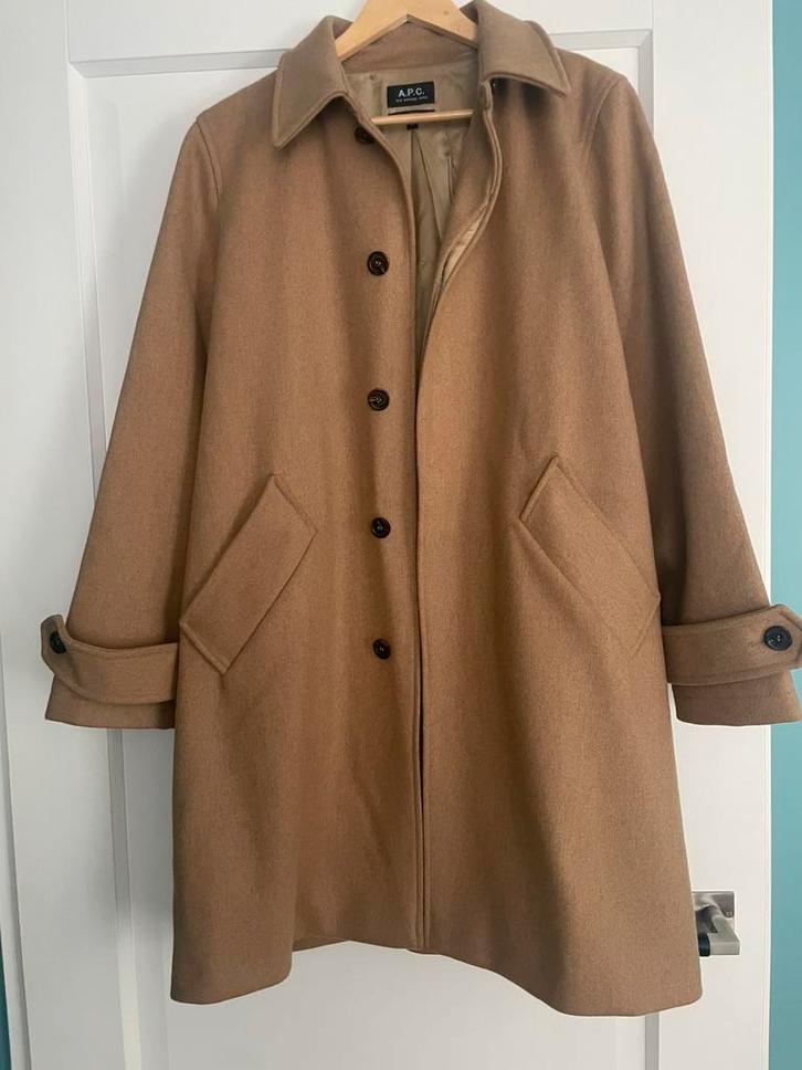 A.P.C. wollen jas, maat 40, Kleding | Dames, Jassen | Winter, Zo goed als nieuw, Maat 38/40 (M), Ophalen of Verzenden