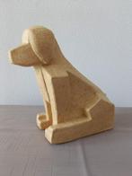 ZITTENDE HOND, beeld, geglazuurd, keramiek, Verzamelen, Beelden en Beeldjes, Ophalen, Nieuw, Dier