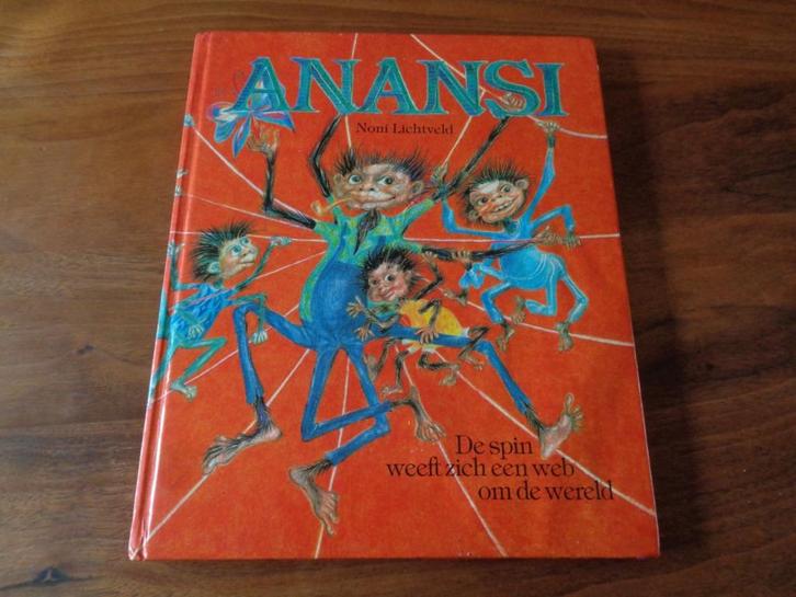 Anansi de spin - Surinaamse sprookjes - Noni Lichtveld, Boeken, Sprookjes en Fabels, Zo goed als nieuw, Ophalen of Verzenden