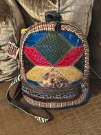 Echt leer rugtas designer uit Ibiza leather bag croco tas, Ophalen of Verzenden, Nieuw, Overige merken, 30 tot 45 cm