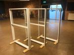 plexiglas in aluminium frame, Doe-het-zelf en Verbouw, Glas en Ramen, Minder dan 80 cm, Overige typen, 120 tot 160 cm, Zo goed als nieuw