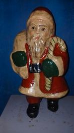Vintage kerstman papier mache, Diversen, Kerst, Ophalen of Verzenden, Zo goed als nieuw