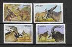 Zambia dieren 1992 postfris, Postzegels en Munten, Postzegels | Thematische zegels, Ophalen of Verzenden, Dier of Natuur, Postfris