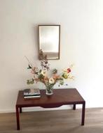 Salontafel ingelegd hout, Ophalen, Mid century - jaren 50 60, Gebruikt, 100 tot 150 cm