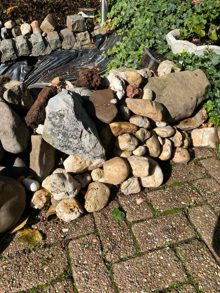 Maaskeien voor Tuin of Vijver, Tuin en Terras, Grind, Keien en Split, Gebruikt, Kei, Grijs, Overige materialen, Ophalen