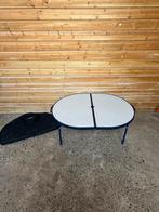 Crespo Kampeertafel Opklapbaar + Hoes, Caravans en Kamperen, Kampeermeubelen, Ophalen of Verzenden, Zo goed als nieuw, Campingtafel
