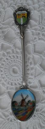 Antiek lepeltje Rotterdam met Wapen en emaille bak, Antiek en Kunst, Ophalen of Verzenden
