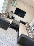 Bankstel te koop!, Stof, 250 tot 300 cm, Gebruikt, 75 tot 100 cm