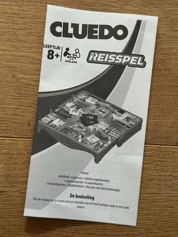 Cluedo Reisspel - Zo Goed Als Nieuw beschikbaar voor biedingen
