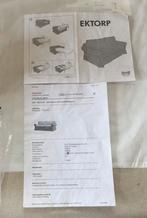 Hoes voor tweepersoons slaapbank  Ikea Ektorp  ( 2002/2008), Nieuw, Tweepersoons, 140 cm, Ophalen of Verzenden