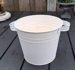 Witte Planten Emmertje, Tuin en Terras, Bloembakken en Plantenbakken, Tuin, Gebruikt, Minder dan 30 cm, Minder dan 60 cm