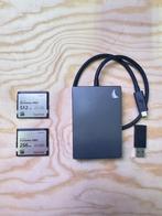 SanDisk Extreme PRO 256 + 512GB CFast 2.0 + Angelbird Reader, Ophalen of Verzenden, Zo goed als nieuw, Video