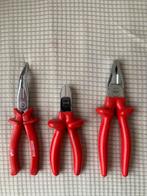 Tangensset VDE 1000 volt,3-delig(handgereedschap), Ophalen of Verzenden, Zo goed als nieuw