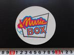 sticker POP omroep logo MUSIC BOX MUSICBOX *, Ophalen, Zo goed als nieuw